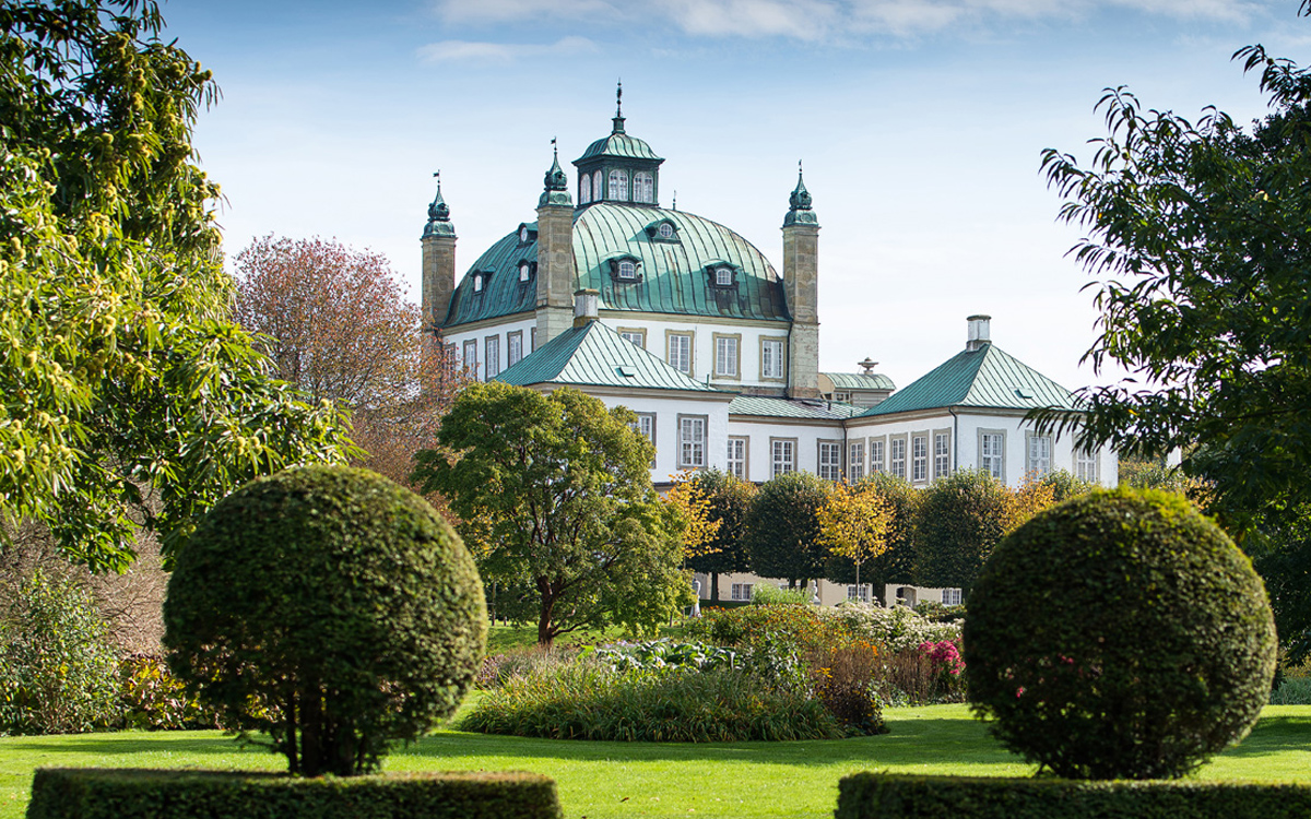 Billede af Fredensborg Slot fra haven